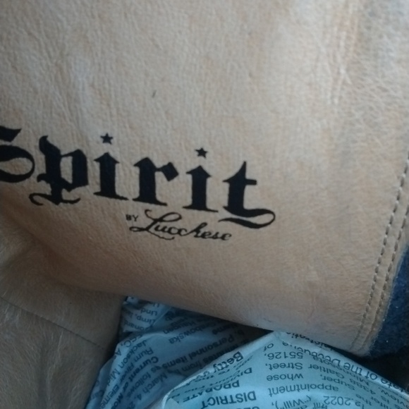 Lucchese Spirit Womens Boots Side Zip Thripple Strap size 9 - Picture 9 of 13